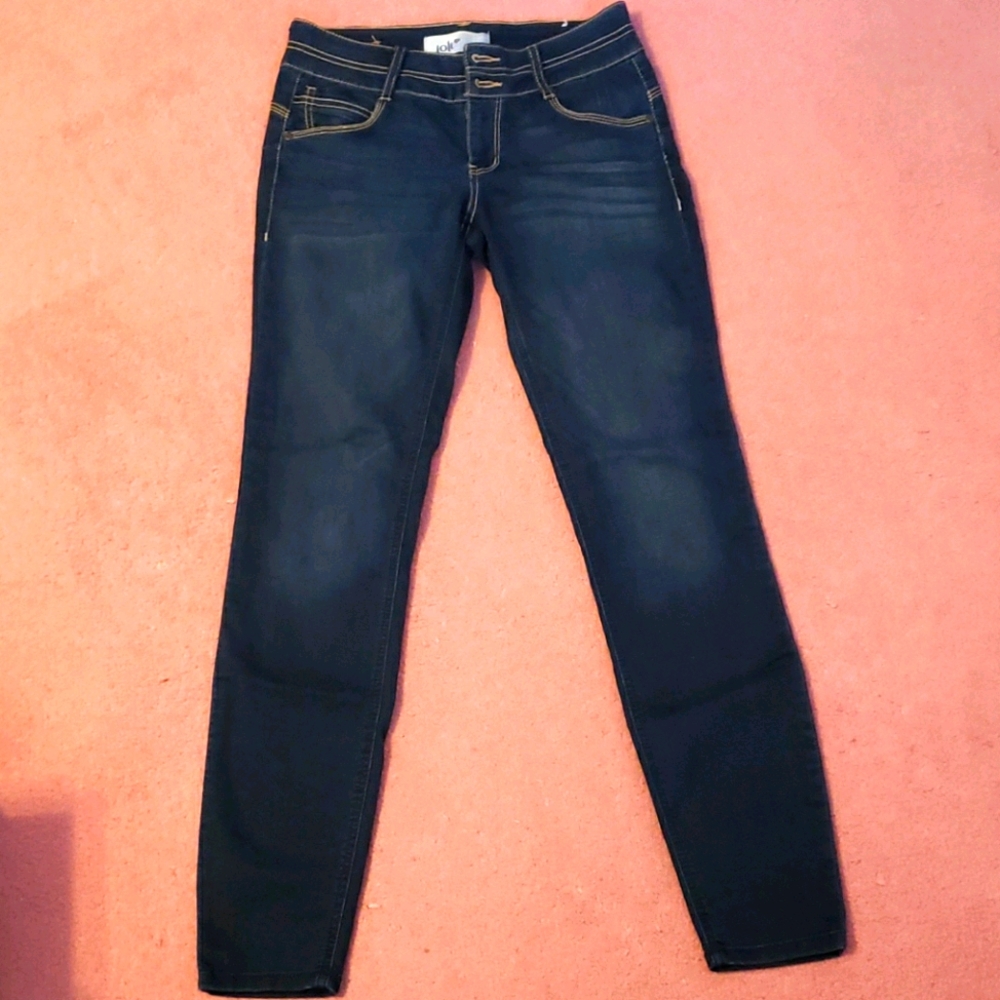 Jolt high waisted jeggings denim dark blue jeans 5